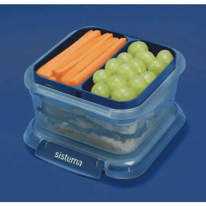 Pojemnik 1,15l Square Stax To Go niebieski